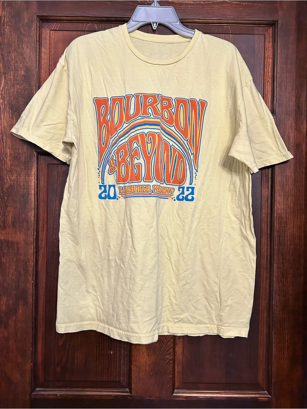Bourbon And Beyond 2022 Music Festival Concert T-Shirt Yellow Jack White